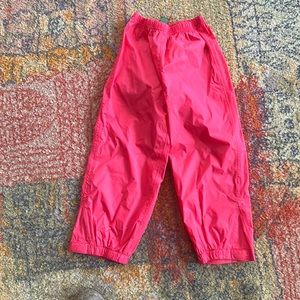 LL Bean rain pants. Child’s 5-6